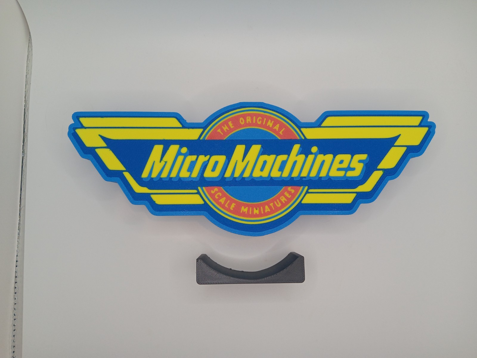 Retro Micro Machines logo lightbox sign light box for collection display