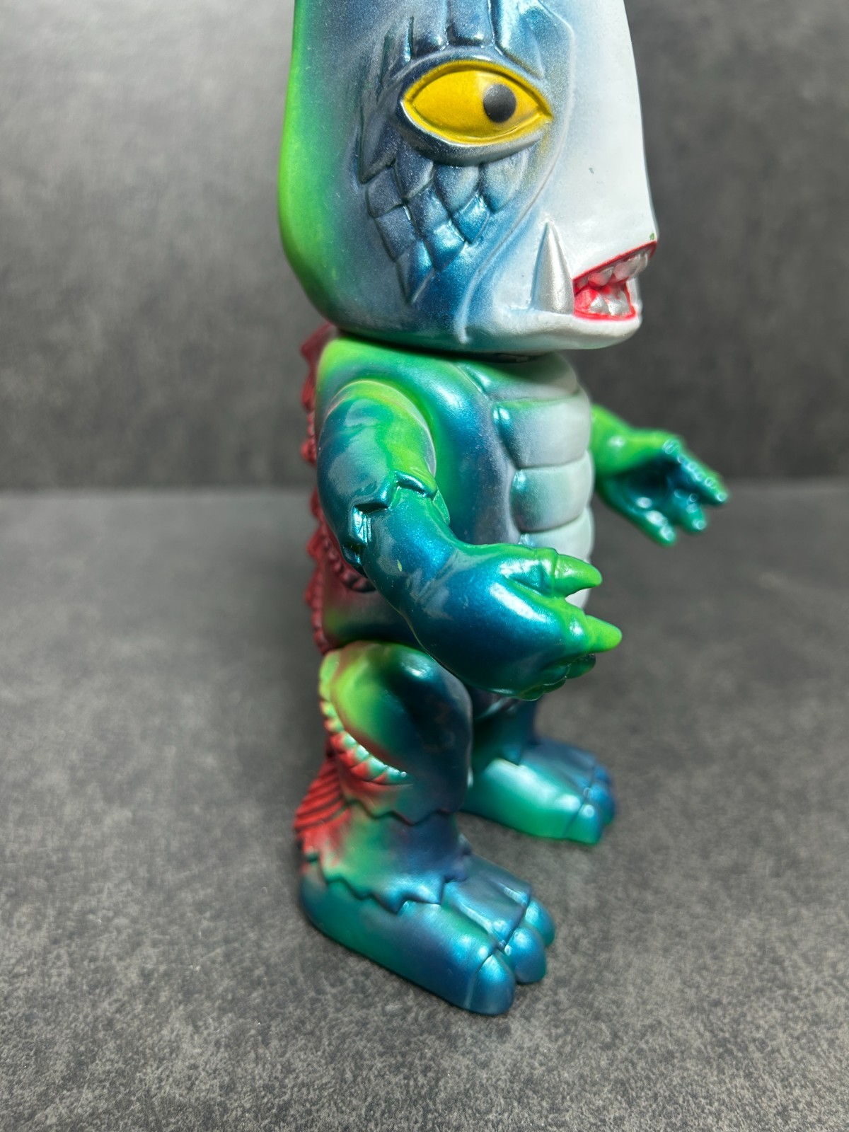 Marusan Guiron Sofubi 7.8&Prime; Soft Vinyl Figure Gamera Vintage 1998 w/ Header & Bag