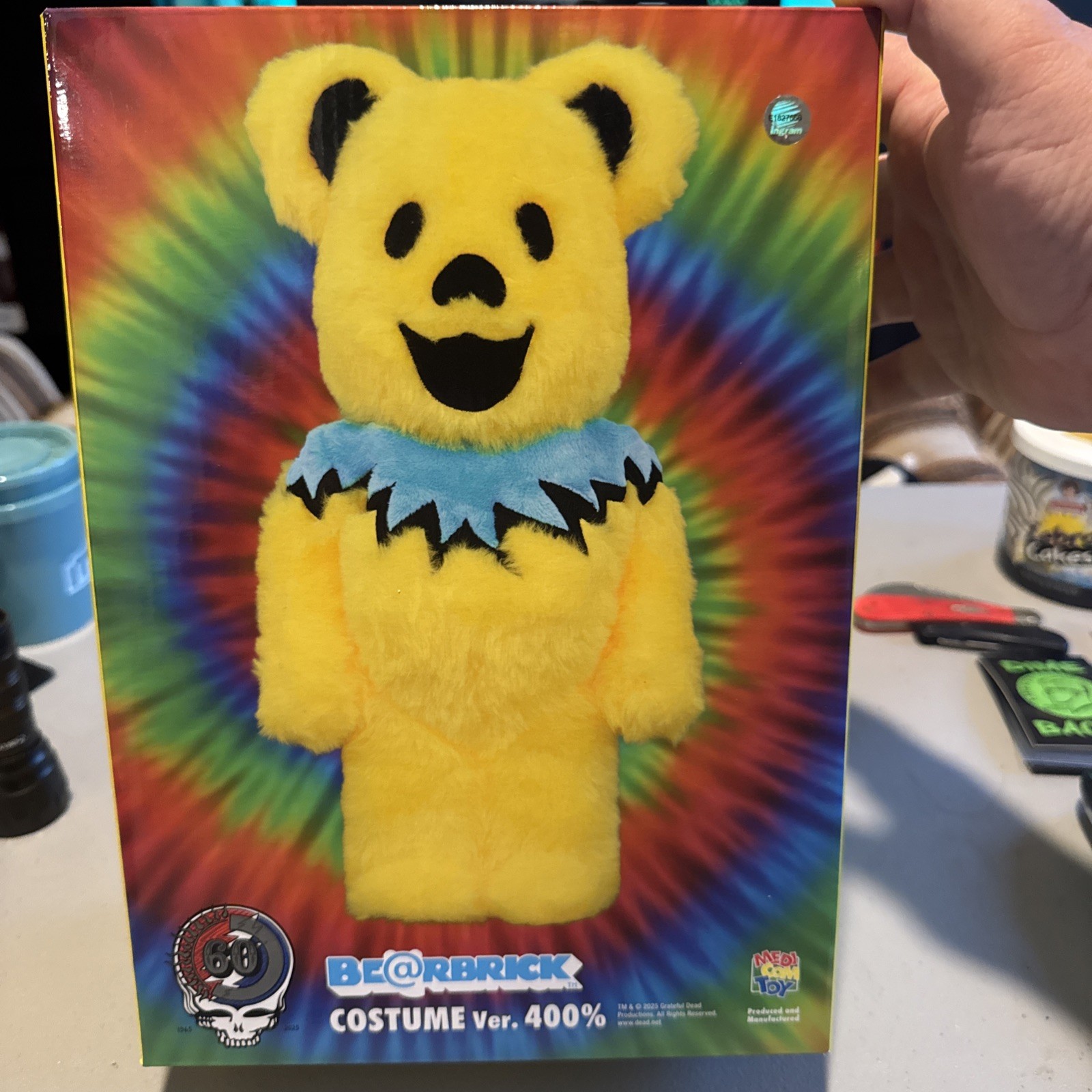 Medicom Toy Be@rbrick Grateful Dead Dancing Bears Costume Ver. Yellow 400% Japan