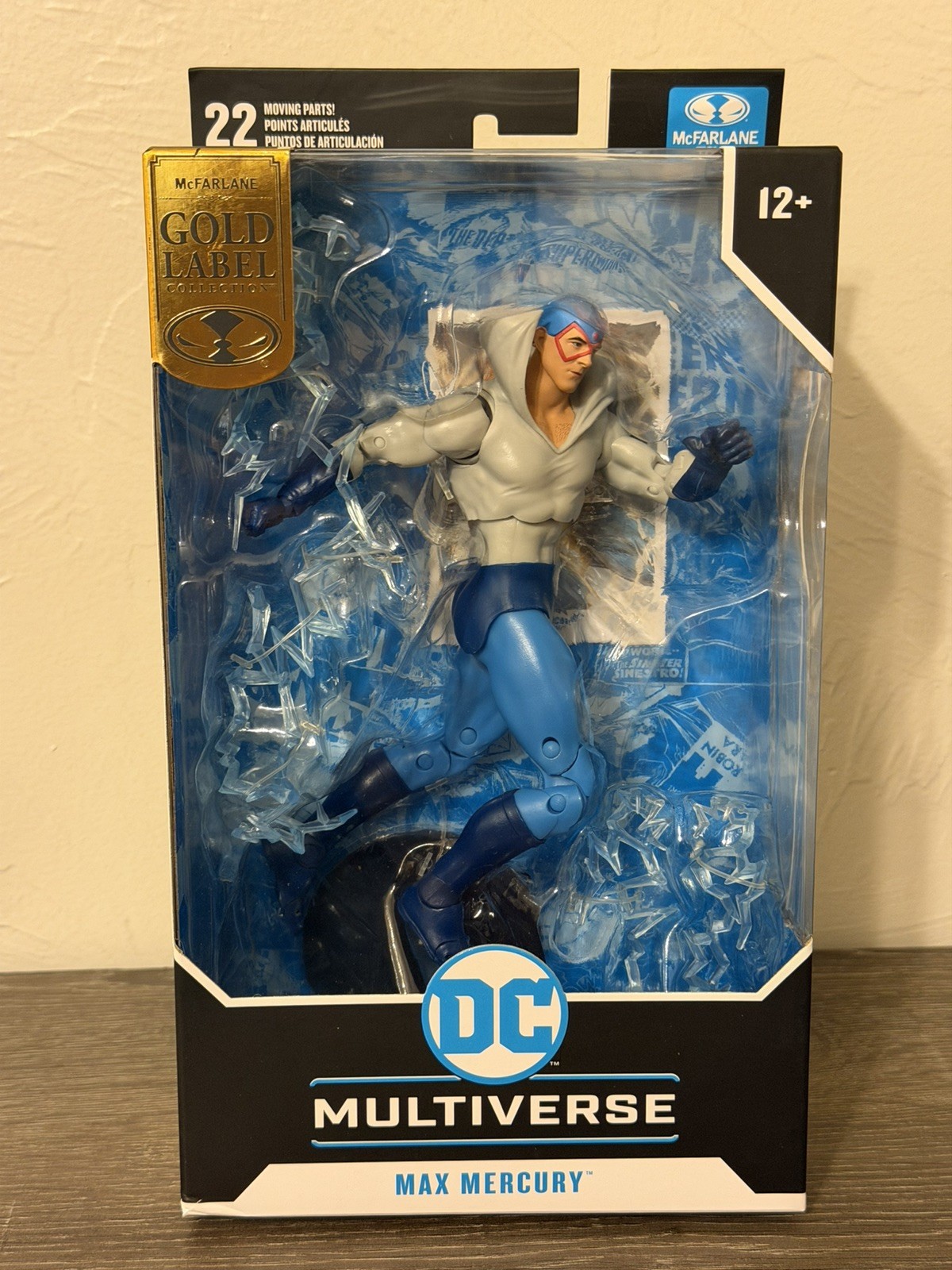 Used McFarlane DC Multiverse Gold Label Max Mercury – Complete in Box