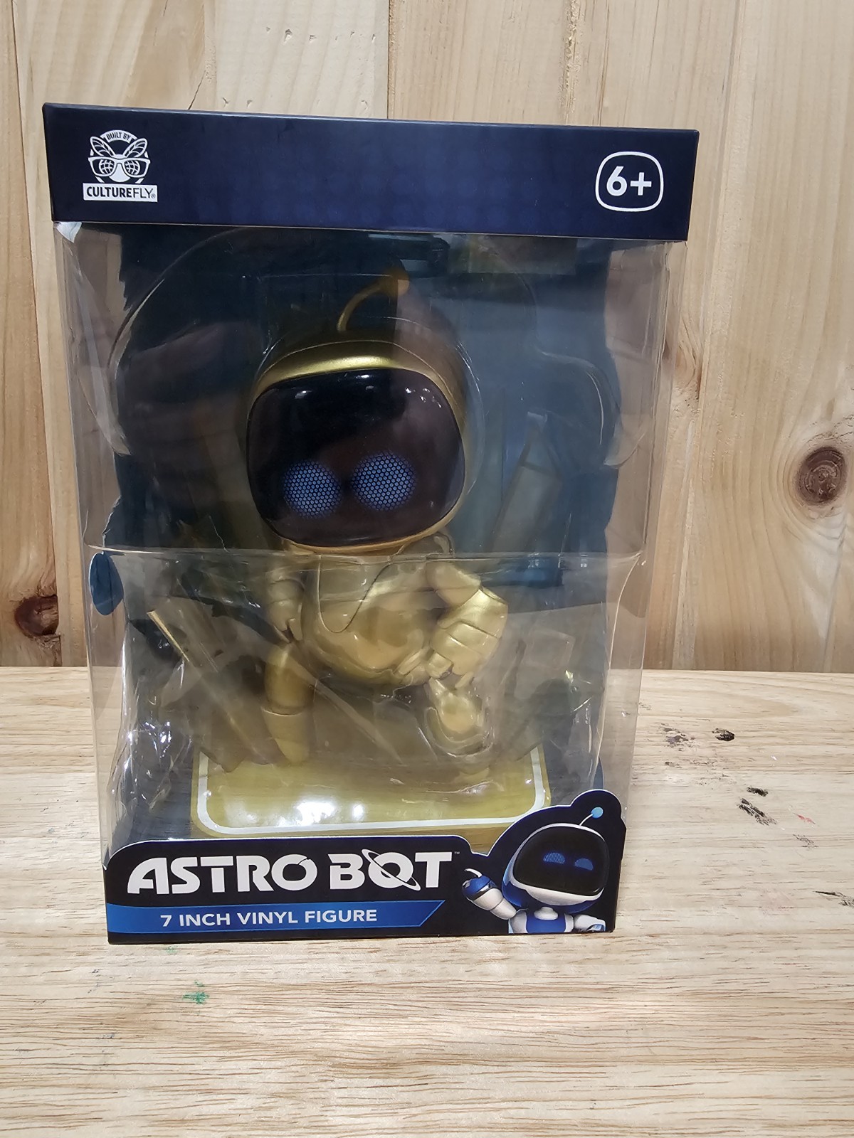 Astro Bot Gold Vinyl Figure 7-Inch by CultureFly Limited Edition New Sealed
