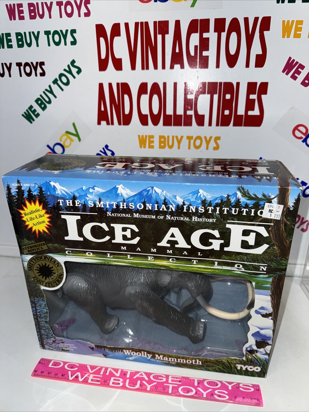 Brand New Rare Tyco Ice Age Mammal Collection Woolly Mammoth 1993 -USA Seller-
