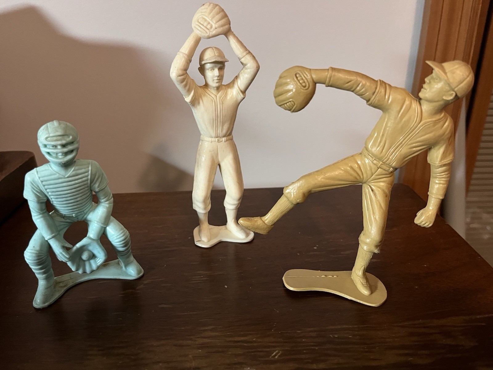 Vintage 1960&rsquo;s Marx Baseball Players, 5-6&Prime; Figures