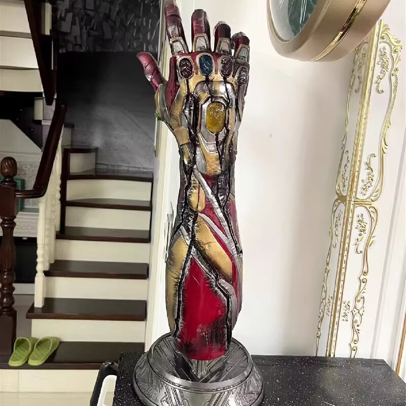 Avengers：Endgame MK85 IronMan Infinity Gauntlet 1:1 Luminous Glove Model Toy New