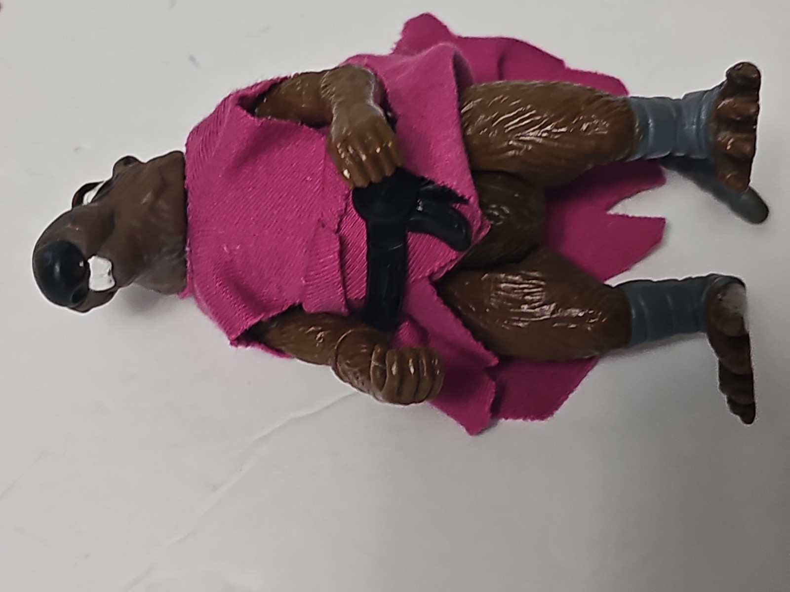 Vtg 1988 TMNT Master Splinter SOFT HEAD 100% COMPLETE + BIOCARD GREAT COND