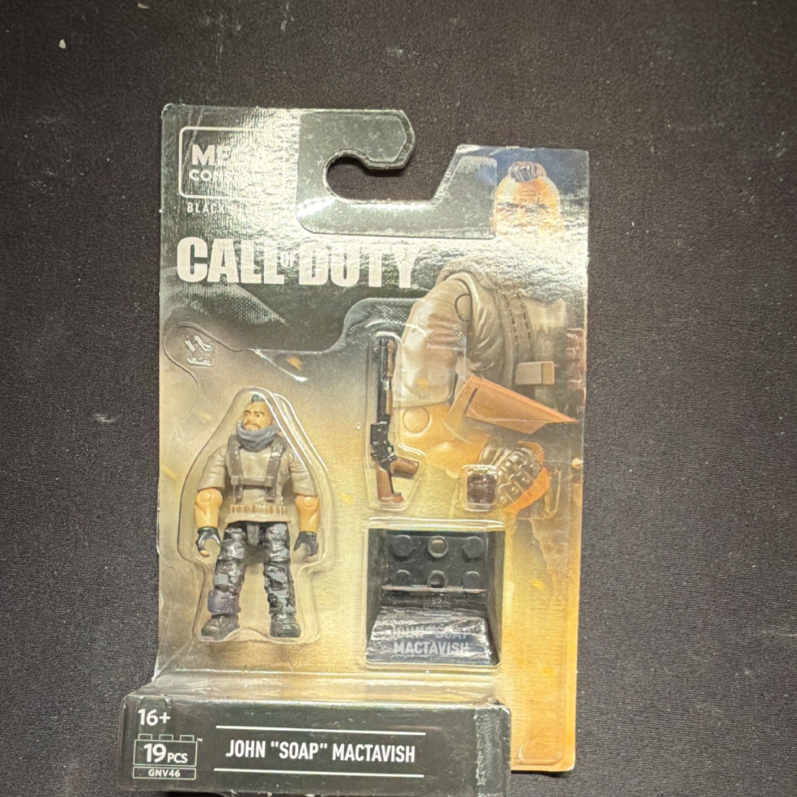 Mega Construx Call of Duty John « Soap » MacTavish Black Series Action Figure