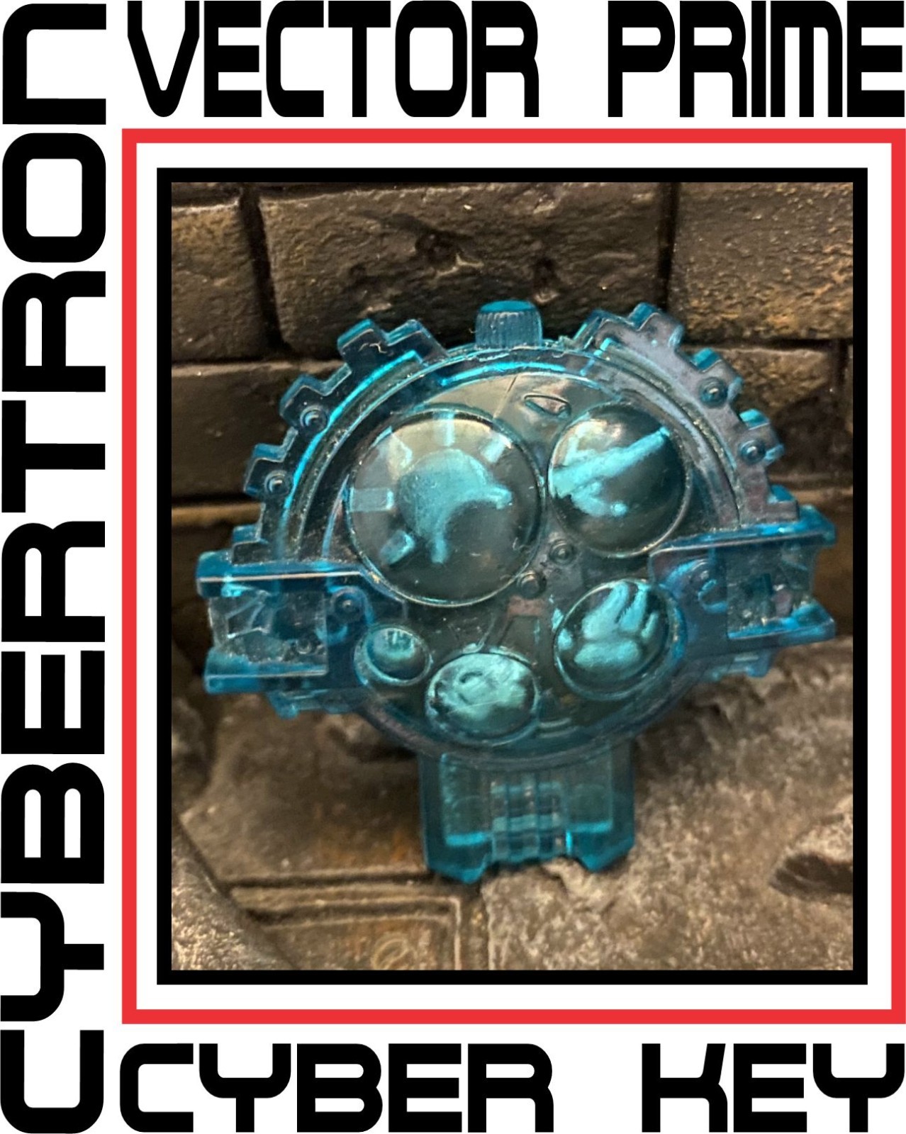 TRANSFORMERS CYBERTRON _ VOYAGER CLASS _ VECTOR PRIME _ ** CYBER KEY (v38g) **