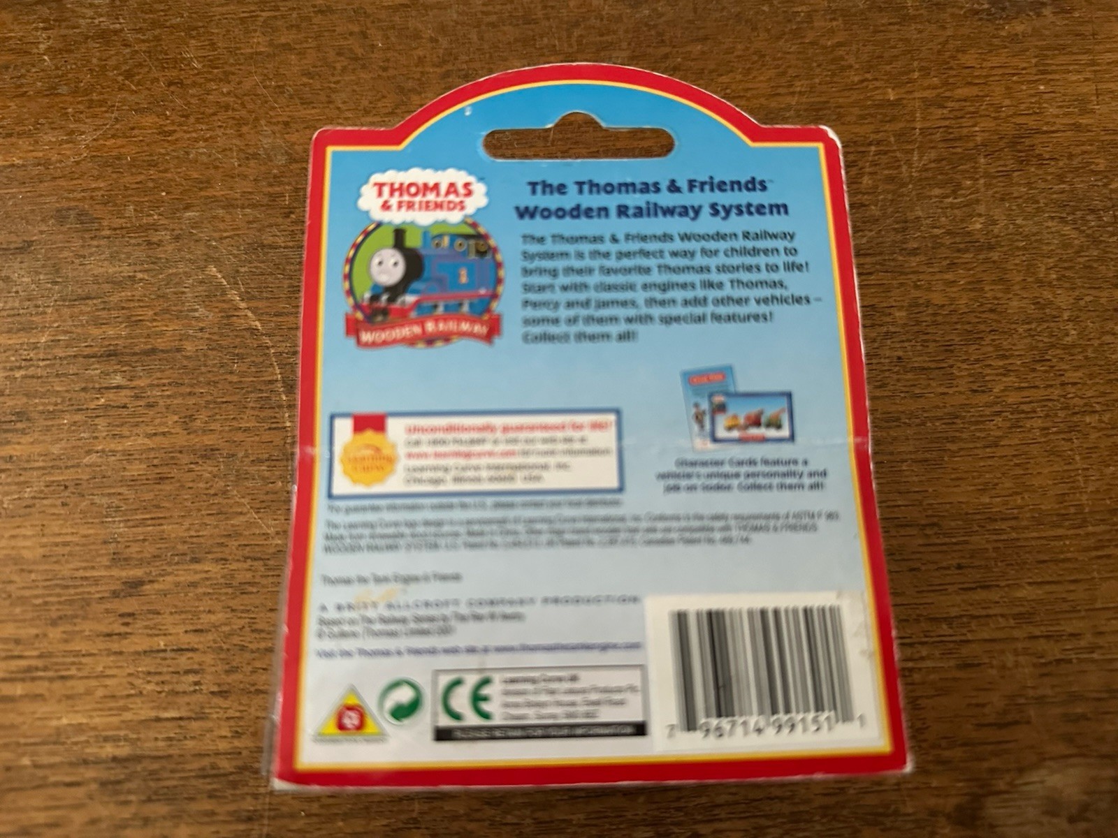 2001 Learning Curve Wooden Thomas Train Rickety! New!