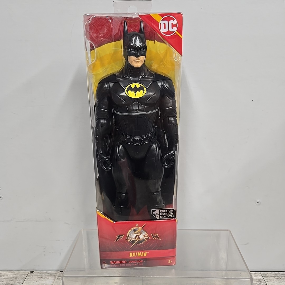 New 2022 Spin Master DC The Flash 12&Prime; Batman Action Figure Sealed 1st Edition
