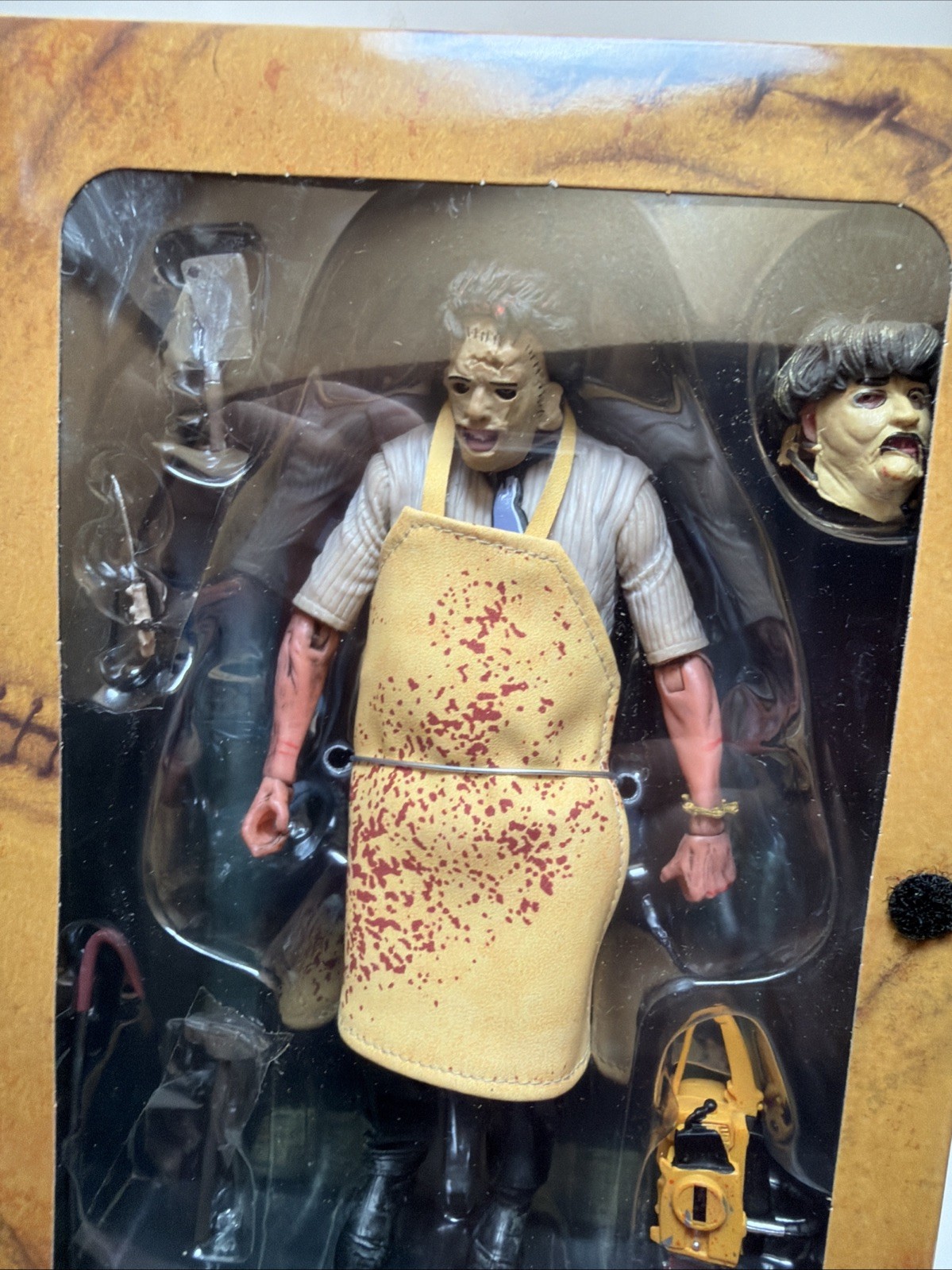 NECA Ultimate Texas Chainsaw Massacre Leatherface 7&Prime; Horror Action Figure 40th