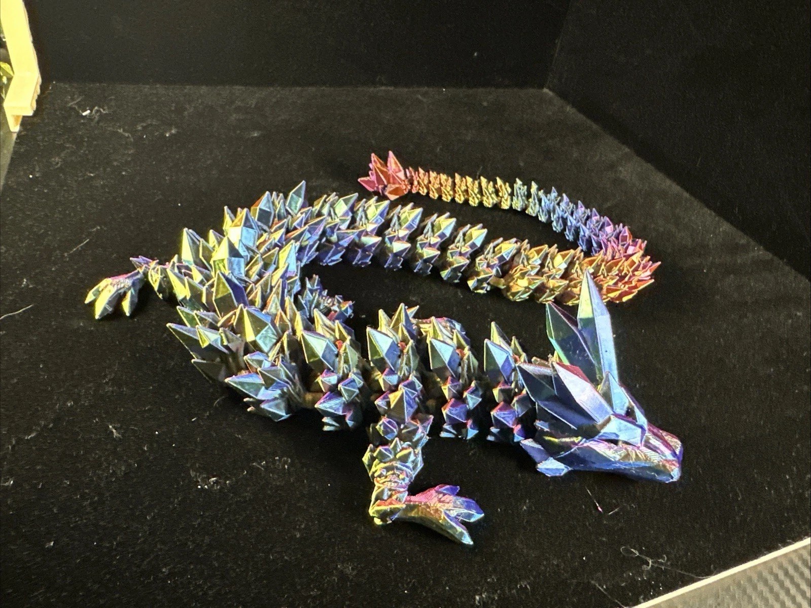 3D Printed Crystal Dragon Large