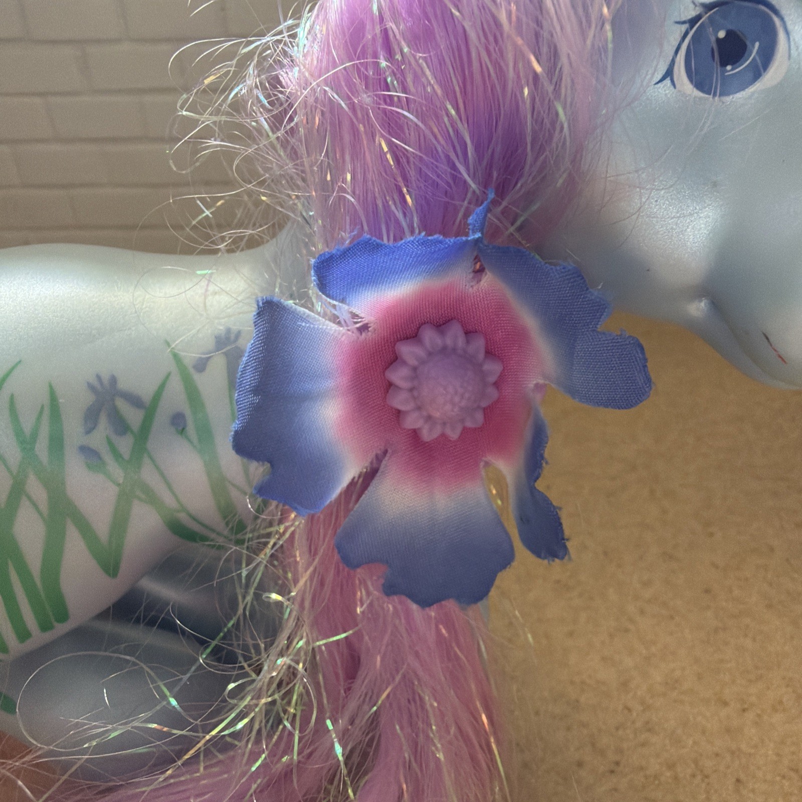 1992 Cabbage Patch Kids SUNDANCE Magic Meadow Pony Shimmer&rsquo;n Shine Iris Flower