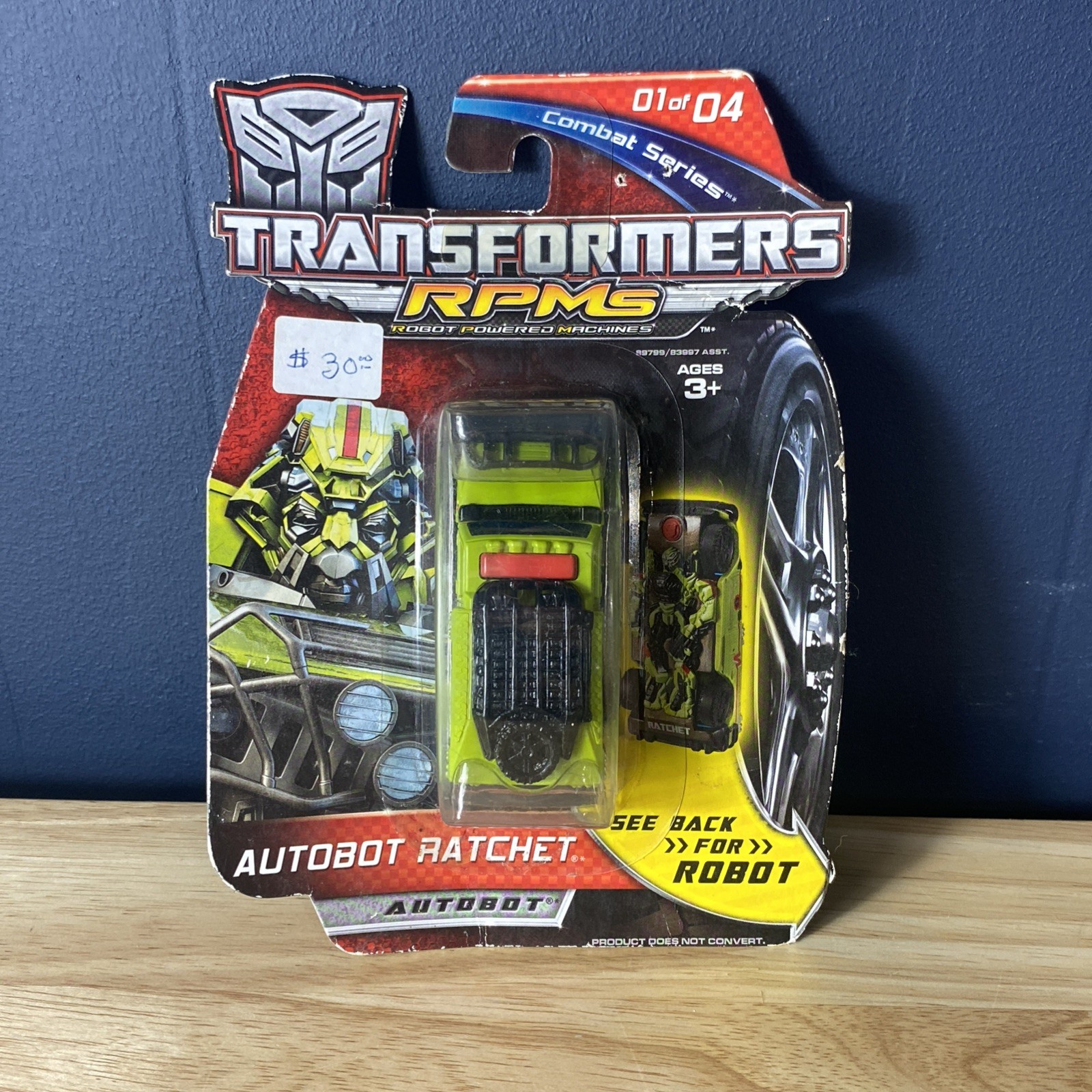 Hasbro Transformers RPMs Autobot Ratchet Combat Series 01 Of 04 NEW