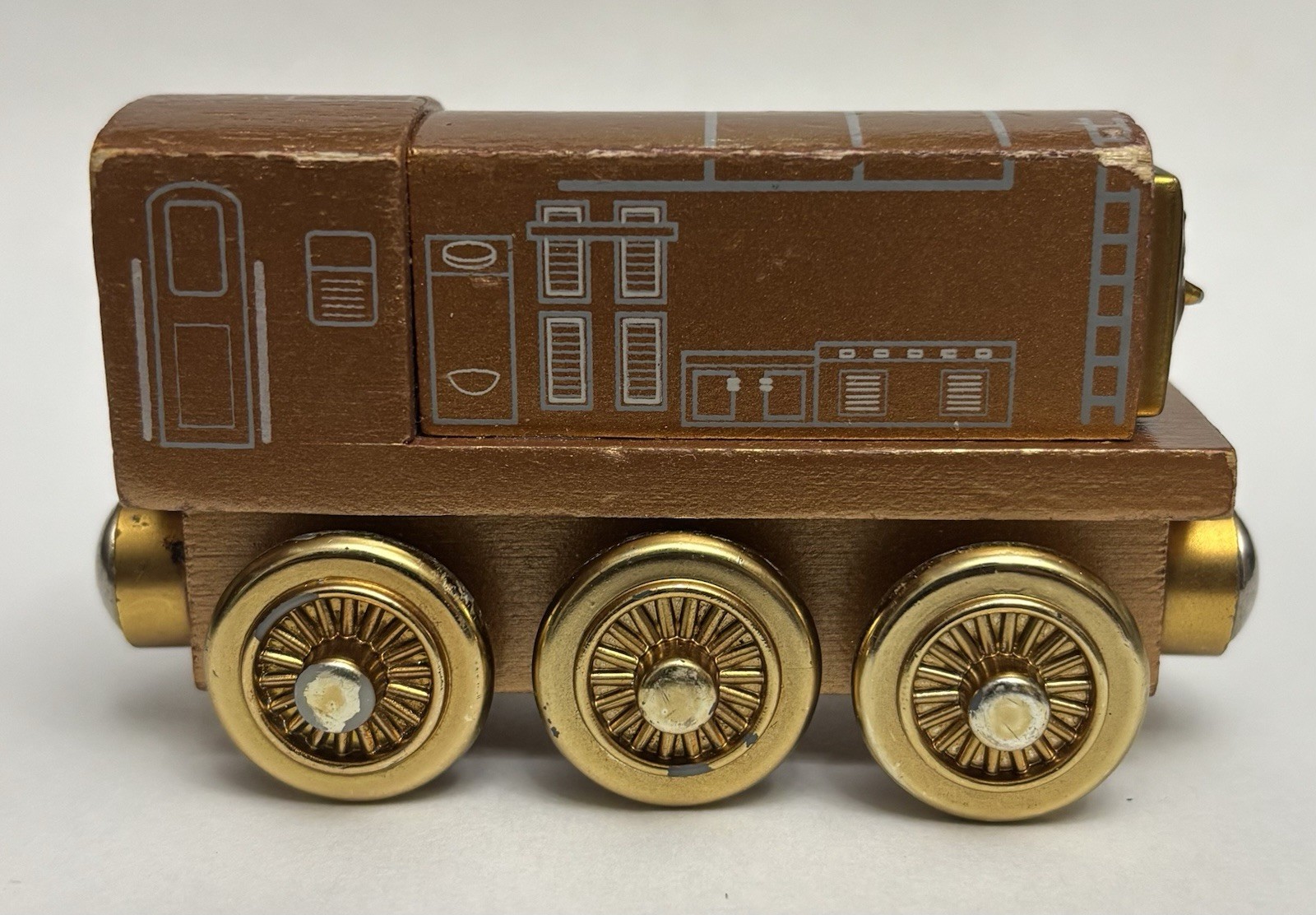 Thomas And Friends Engine Limited 60 Year Edition Bronze Diesel Train Gold 2005