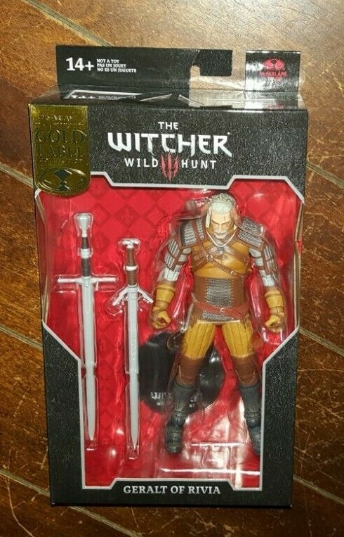 McFarlane Gold Label Collection The Witcher Wild Hunt: GERALT OF RIVIA Figure!