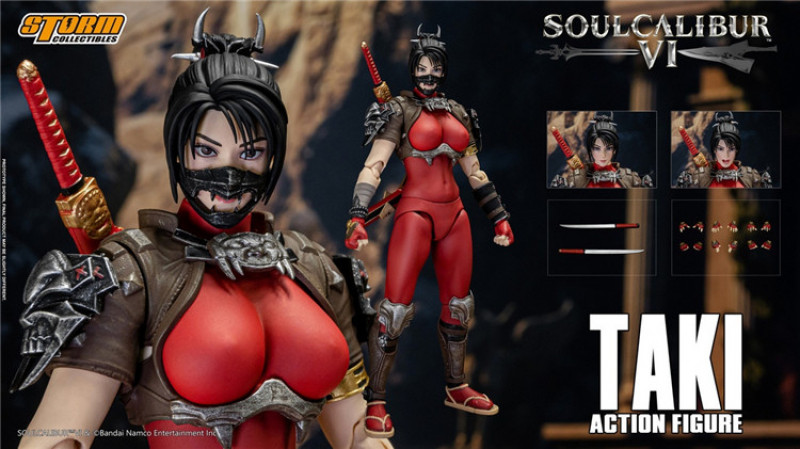 Storm 1/12 SoulCalibur 6 Taki Kunoichi Action Figures Collectible New
