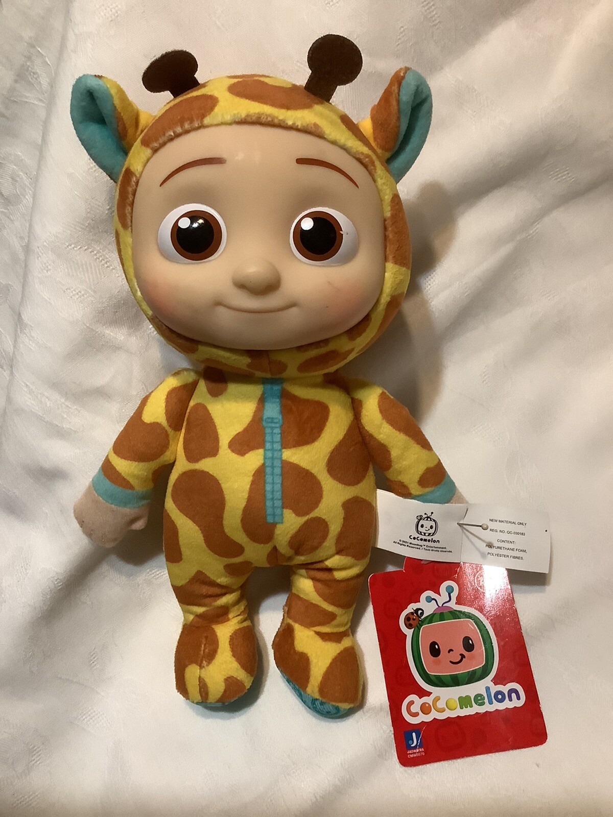 Cocomelon JJ Giraffe 8&Prime; Plush Doll Toy JJ Doll – Brand New With Tags –