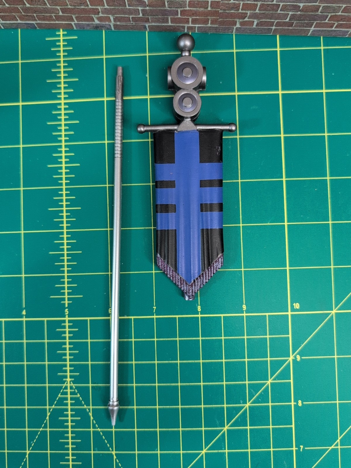 Mythic Legions Four Horsemen Baron Volligar Banner & Shaft « I SHIP DAILY »