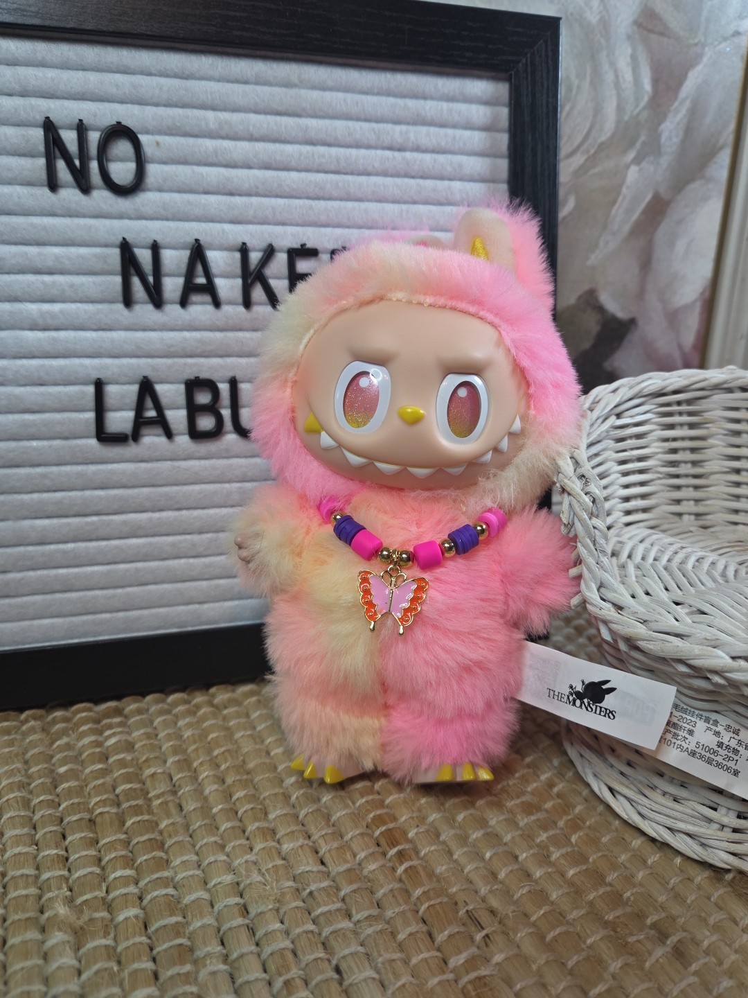 Labubu Jewelry Handmade Plastic Beads Enamel Charm Elastic For Toy Labubu