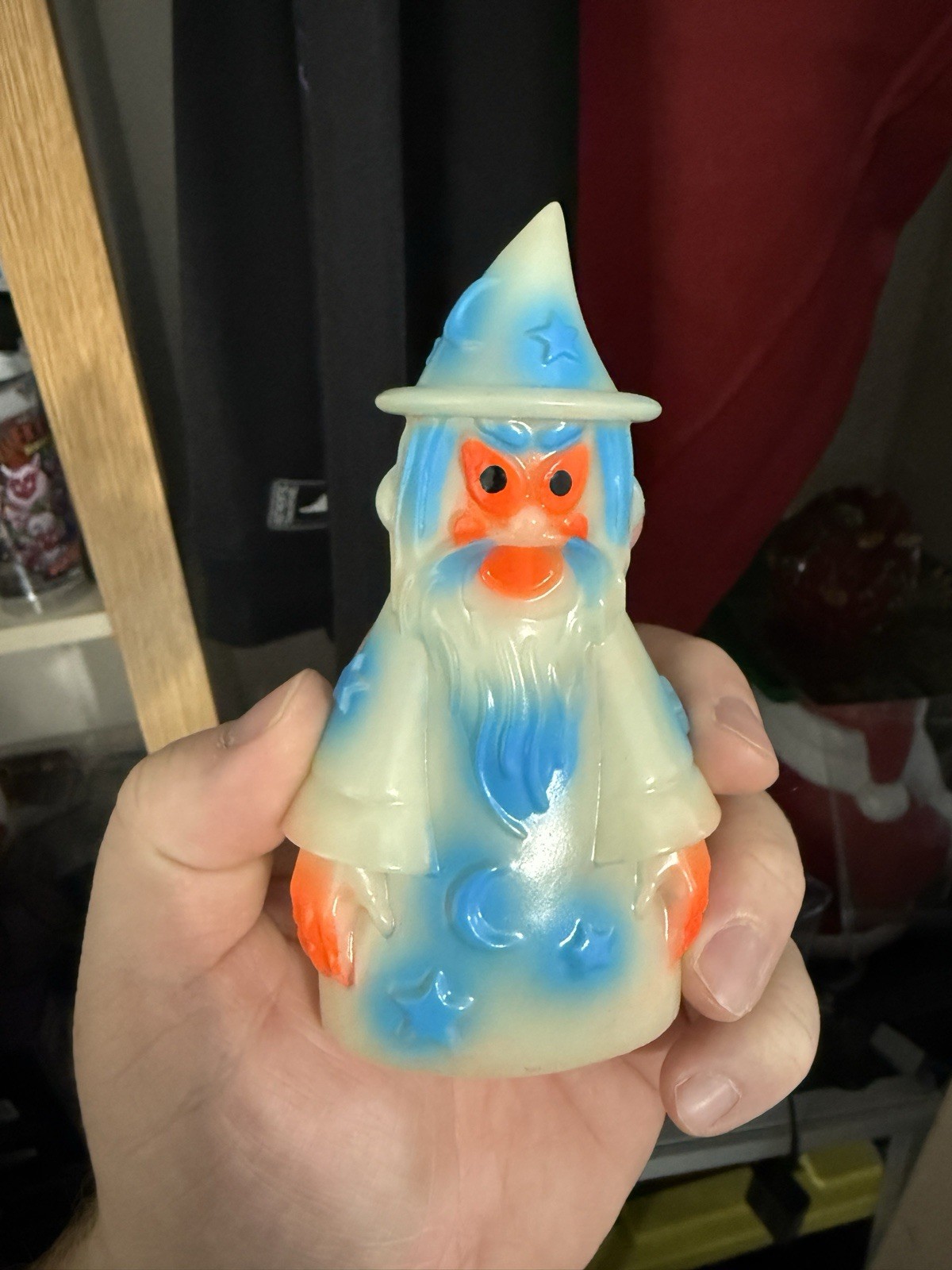 Starcastle Studios Wizard Sofubi Soft Vinyl Toy Glow In The Dark Excellent Condi