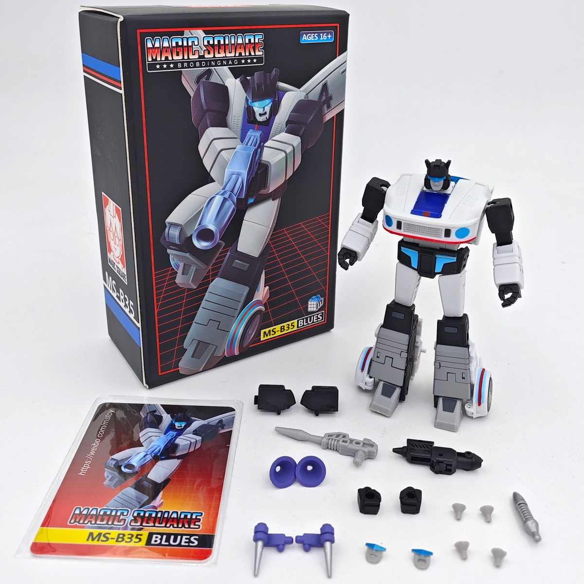 Magic Square MS-B35 Jazz Blues Action Figure Transforms MS ToyS Model 9.5cm NIB