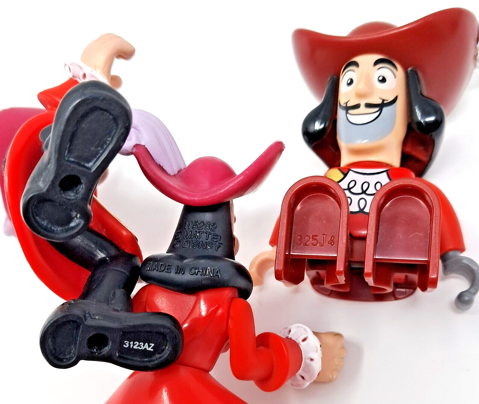 Captain Hook Lego Duplo Figure + Jake & the Neverland Pirates x 2 Mattel Disney