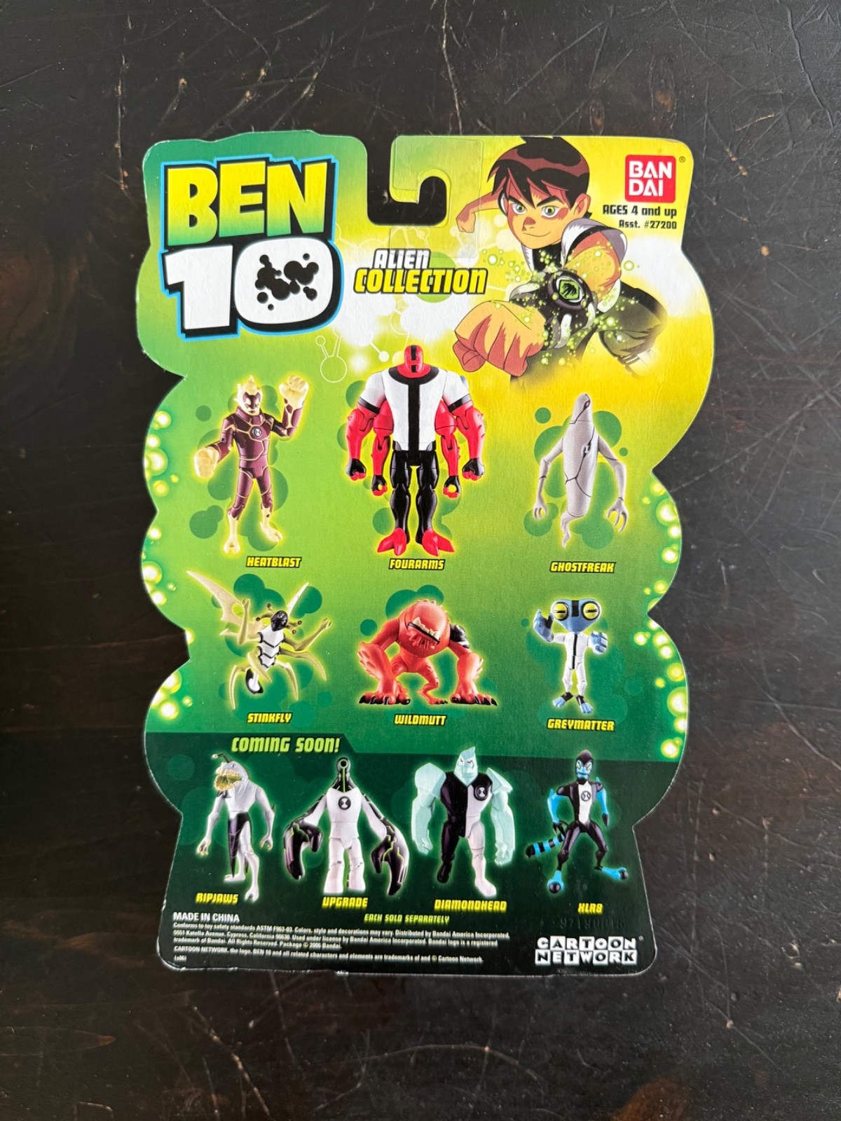 Ben 10 GREY MATTER Alien Collection 2006 ORIGINAL Action Figure – NEW Bandai