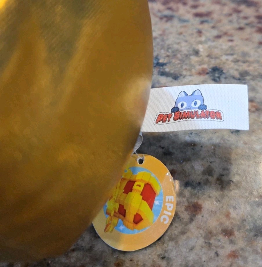 Pet Simulator X Gold MEEBO ALIEN Robot Series 2 MYSTERY Treasure Plush 2023 Code