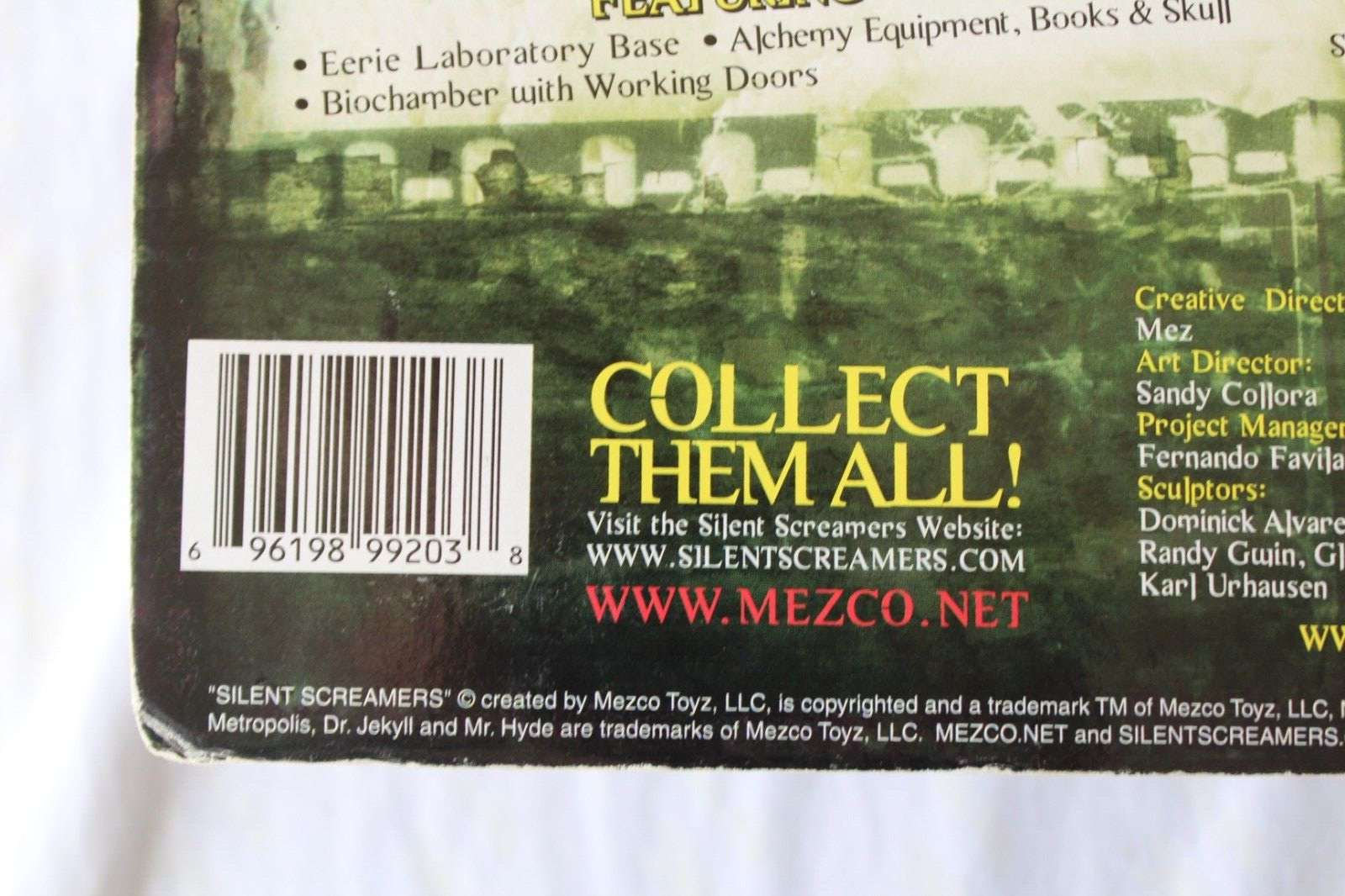 Silent Screamers Reel Masters Edison&rsquo;s Frankenstein 1910 Action Figure Mezco MOC