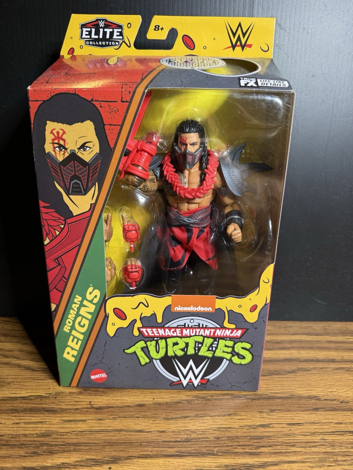 WWE Elite Teenage Mutant Ninja Turtles Roman Reigns Shredder