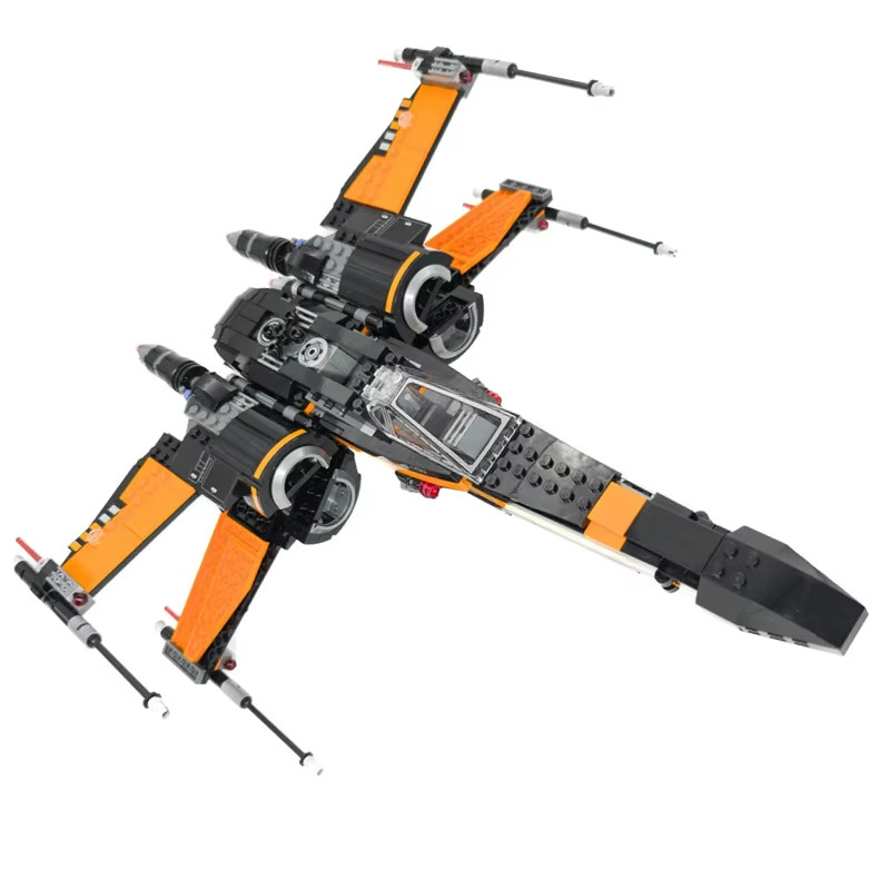MOC Space Fighter Building Blocks Set Spaceship Model Holiday Toy 🚀