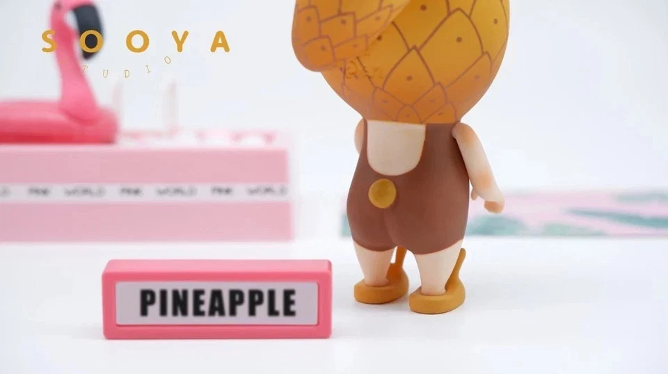 Sooya Studio Pineapple Ban Rabbit Vinyl H13CM Sofubi Figure