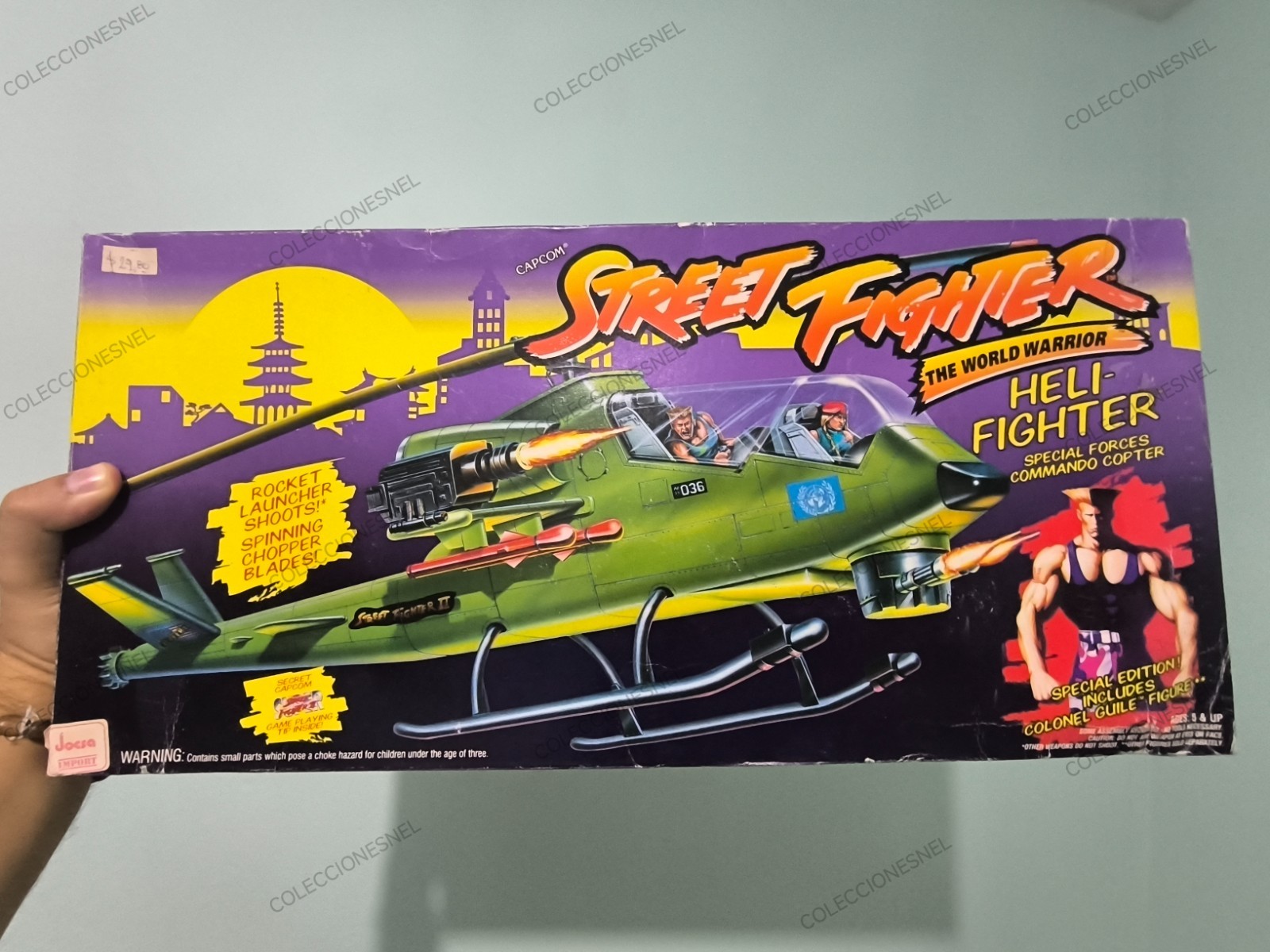 Jocsa Hasbro Heli Fighter Street Fighter abierto sin uso