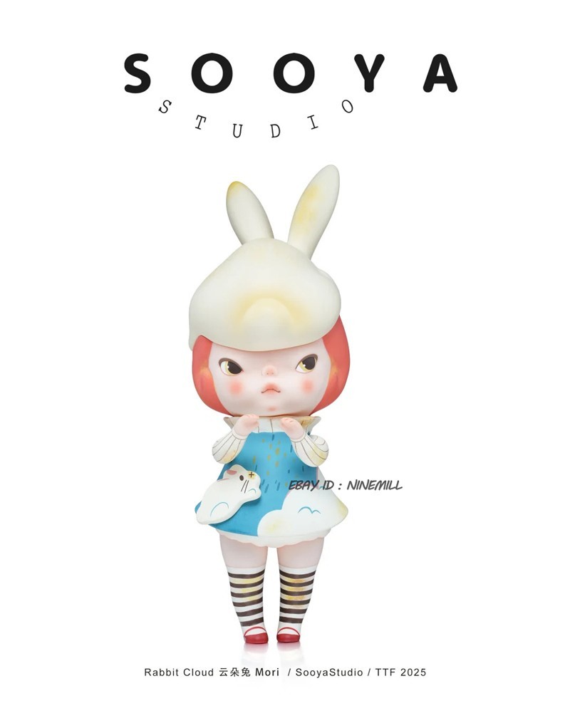 100% Genuine Sooya Studio Rabbit Cloud Mori TTF Limited Edition Model Statue