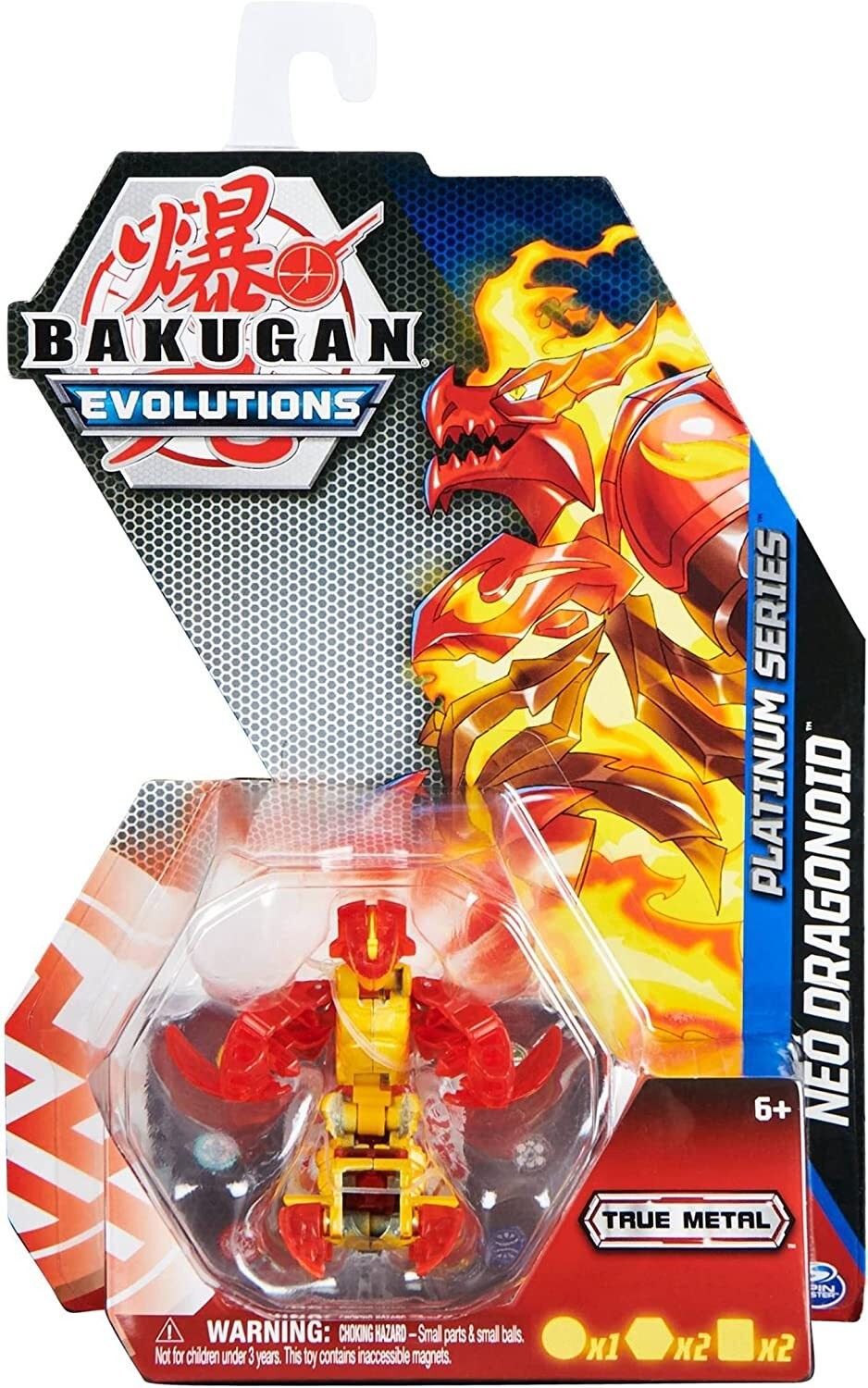Bakugan Evolutions 2022 Platinum Series Die-cast Pyrus Neo Dragonoid