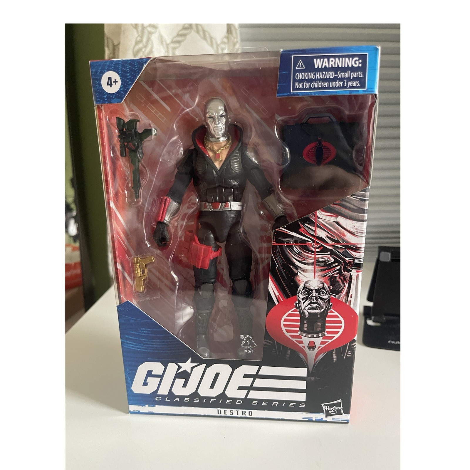 Hasbro G.I. Joe Classified Series Destro #03 Action Figure Boxed Gun