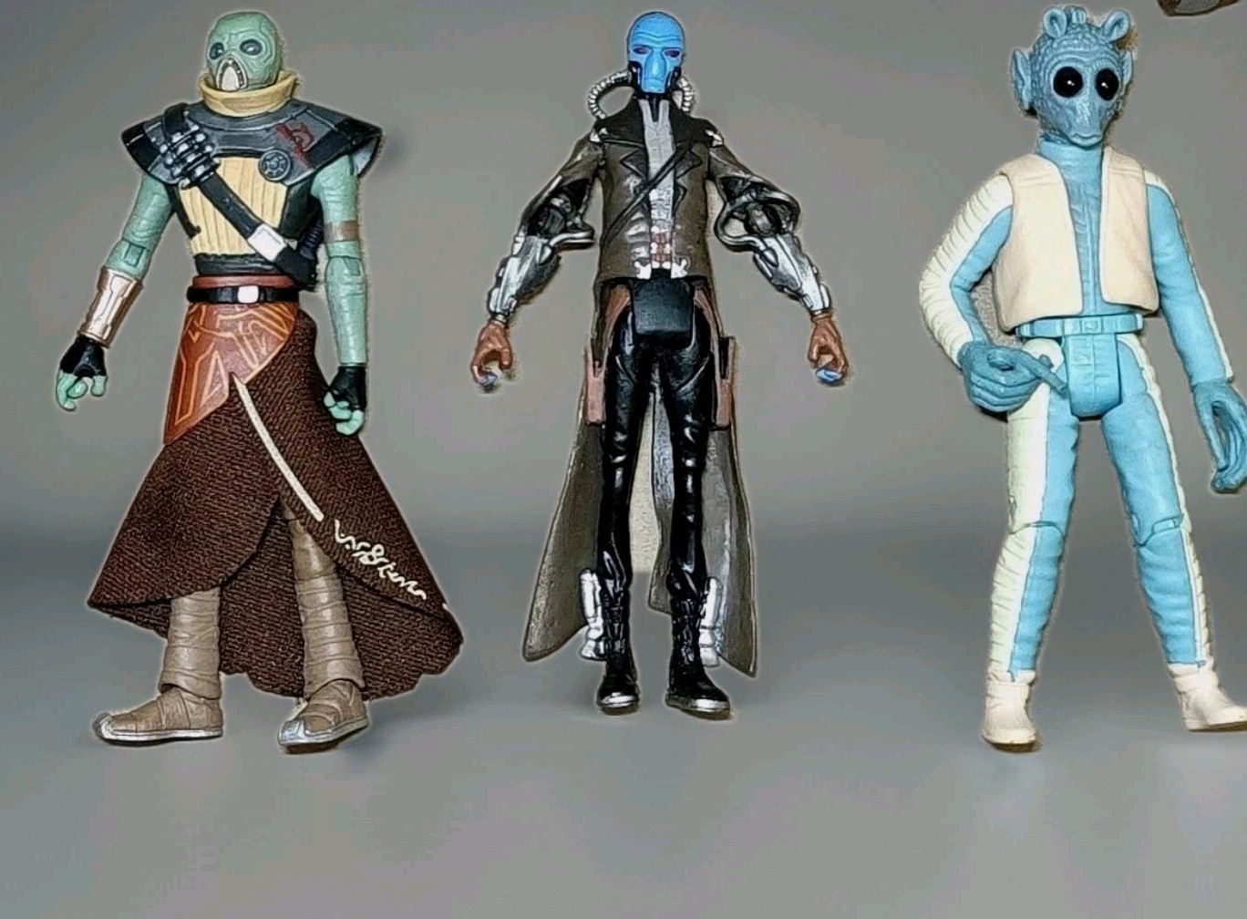 LOT (3) Star Wars EMBO Bounty Hunter Action Figures Clone Wars Collection- Loose