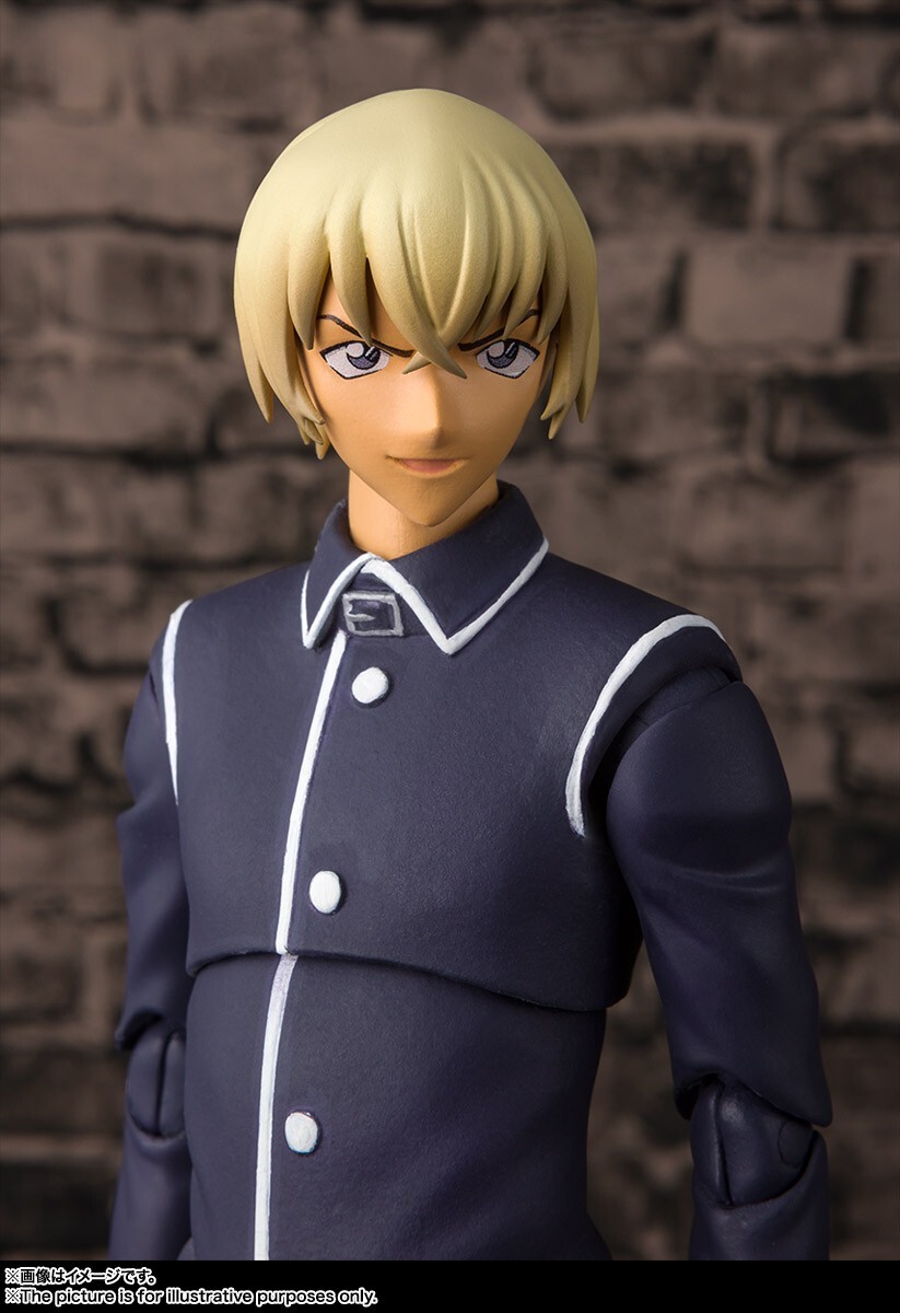 BANDAI S.H.FIGUARTS DETECTIVE CONAN TORU AMURO 160mm ACTION FIGURE