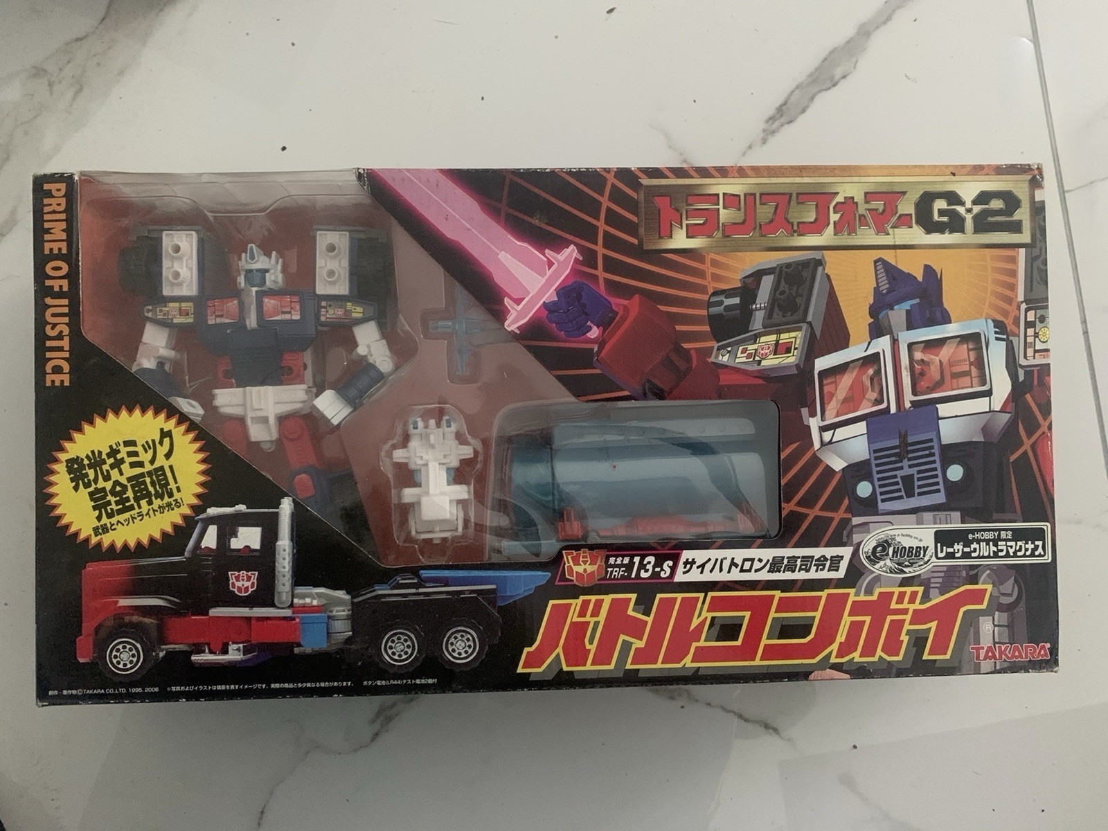 SEALED Transformers G2 Laser Ultra Magnus complete Takara E-Hobby 13-S Japanese