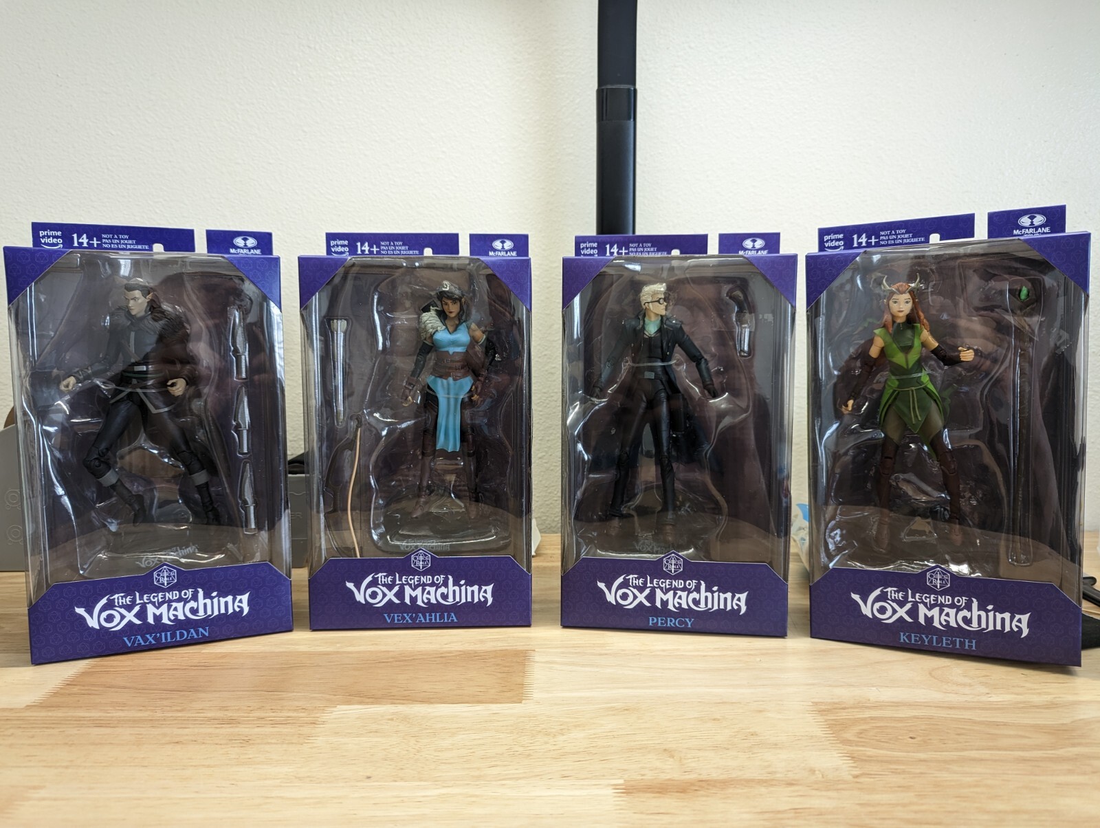 McFarlane Critical Role 7&Prime; Action Figure Lot of 4 Legend of Vox Machina NEW