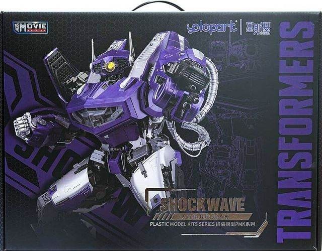 🇺🇸 YoloPark Transformers PLAMO Shockwave Bumblebee Movie Model Kit 1/6 Scale