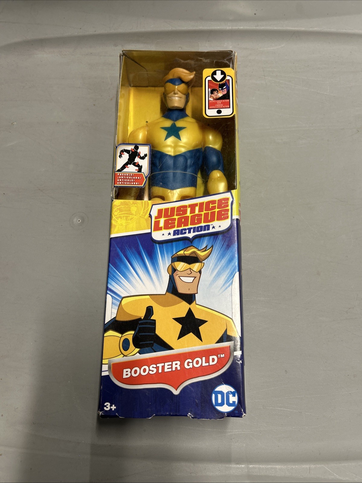 BOOSTER GOLD ( 12&Prime; ) ( 2017 ) DC JUSTICE LEAGUE ACTION FIGURE ( MATTEL )