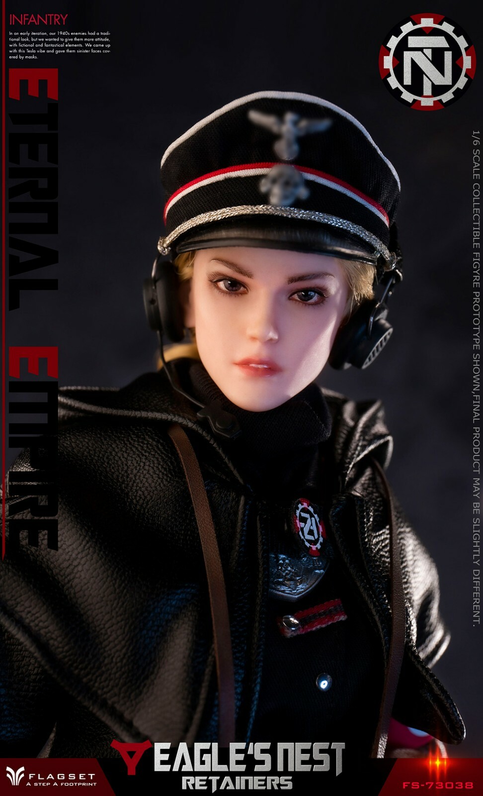 FLAGSET FS-73038 Eternal Empire eagle nest guards – Martina 1/6 Action Figure