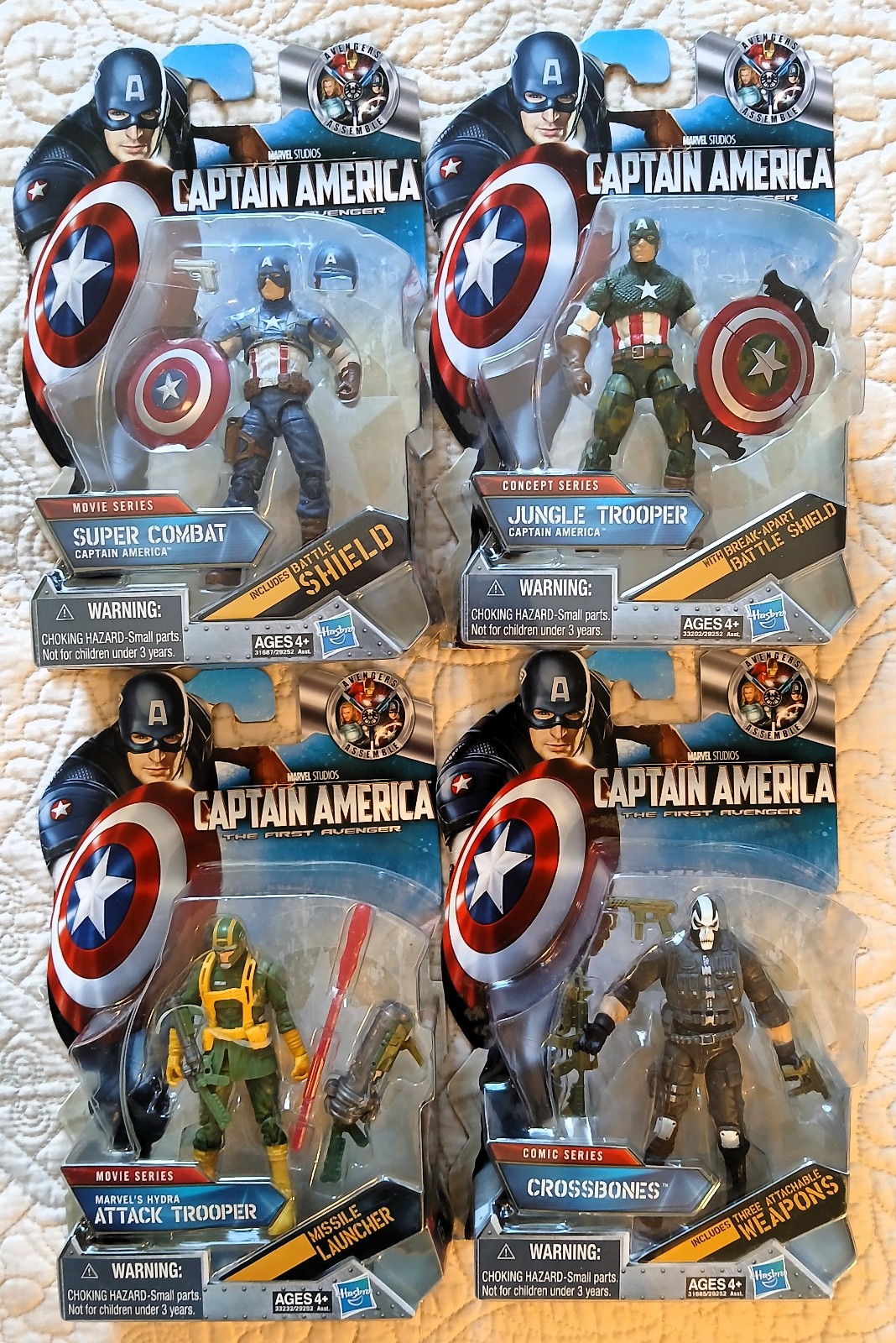 CAPTAIN AMERICA: Combat,Jungle, Hydra Attack Trooper, Crossbones Marvel Universe