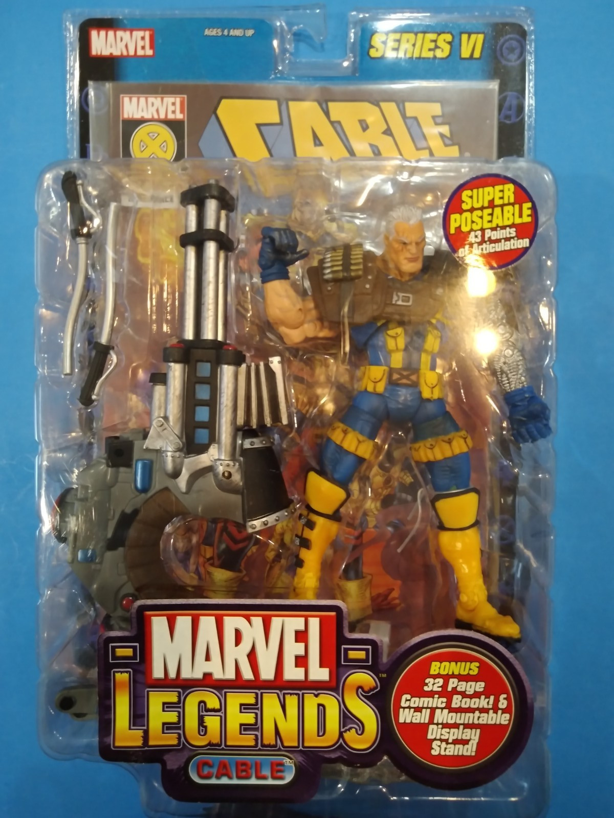 Marvel Legends Series VI Cable New in Box Toybiz 2004