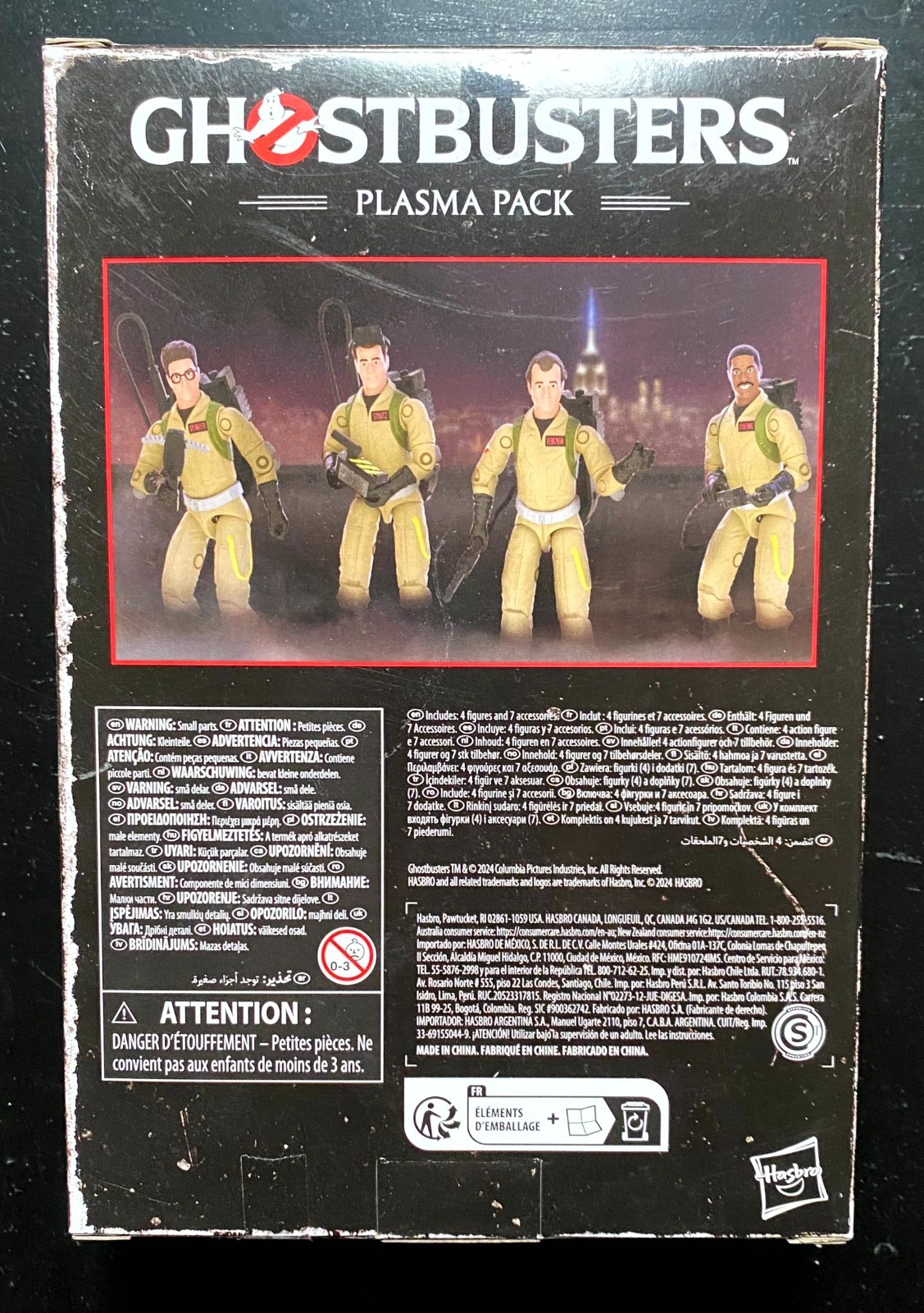 Hasbro Ghostbusters Plasma Pack Ghostbusters 4-Pack and Ecto-1 NIB