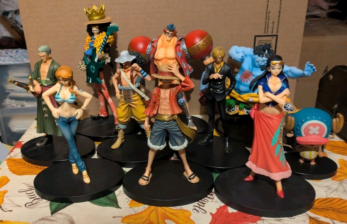 One Piece Time Skip Straw Hat Pirates Banpresto Figure Set