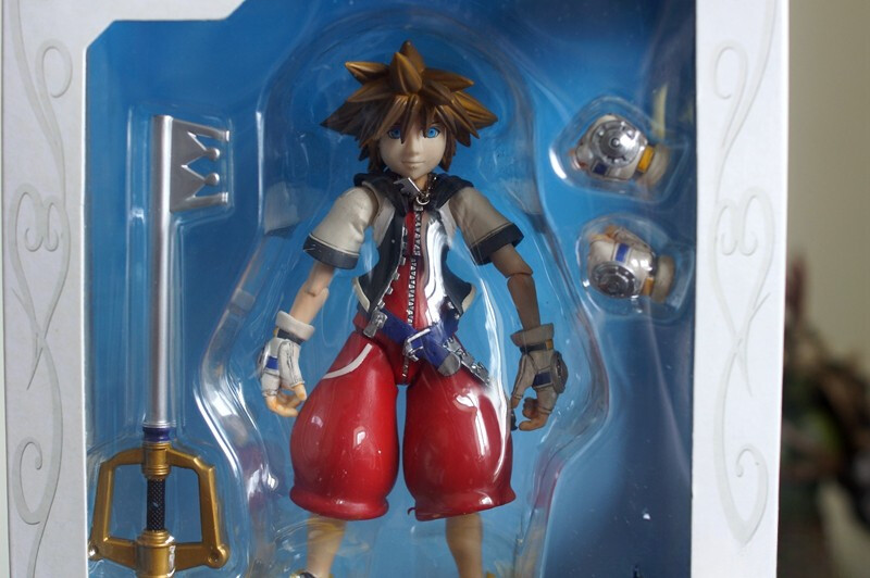Kingdom Hearts Play Arts Action Figure Sora Model Vintage Toy