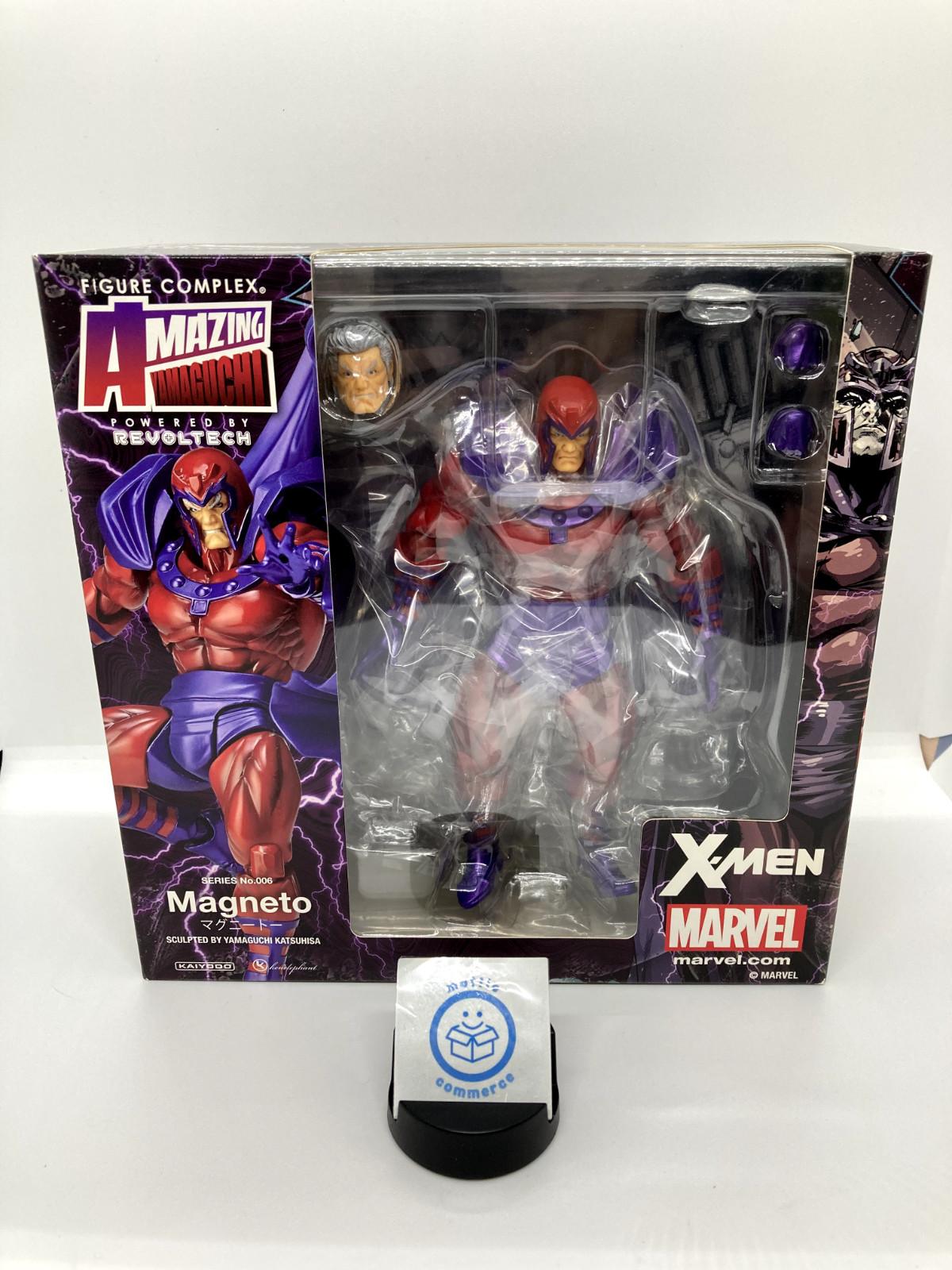 Kaiyodo Figure Complex AMAZING YAMAGUCHI Magneto No.006 OFFICIAL JAPAN Revoltech