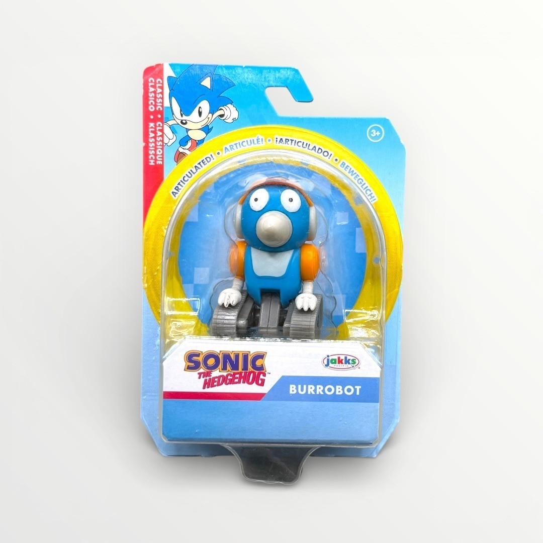 Sonic the Hedgehog Burrobot 2.5&Prime; Figure Jakks Pacific Sealed New on Card